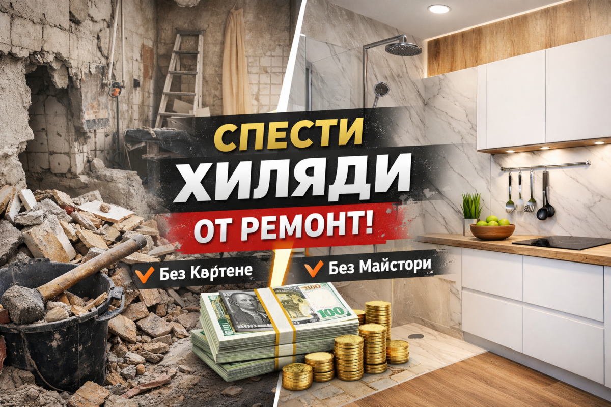 Спести хиляди от ремонт — нова баня без къртене и прах