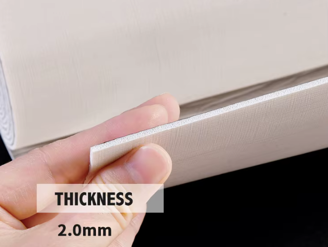 Самозалепващ PVC тапет „Лен“ — цвят сив