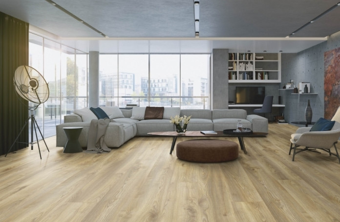 Немски ламиниран паркет Естествен дъб Макро ML1008 — AC5 / 10 мм / 4V