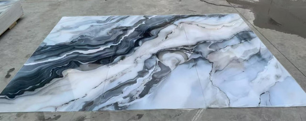 Луксозен комплект PVC панели „Сиво-бял мрамор“ – 3 броя (1200×2800×3 мм) INTER 39