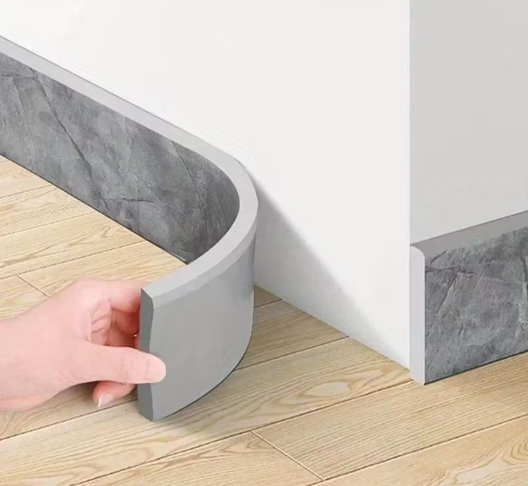 Самозалепващ гъвкав перваз с мраморен ефект