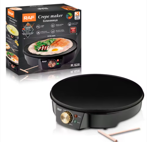 Уред за палачинки 1200W 31 см RAF-R.528