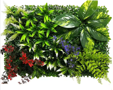 Декоративно зелено пано с цветни акценти inter 40-13