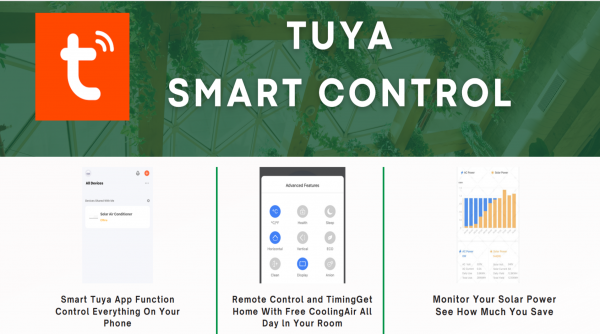 Хибриден соларен климатик 18000 BTU