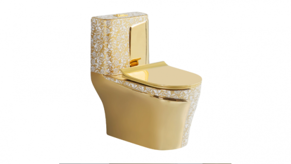 Дизайнерски моноблок със златен ефект – луксозен модел