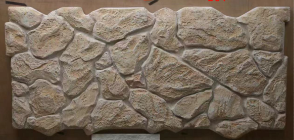 Фасаден ПУ стенен панел модел В01 беж 1170х530х40мм