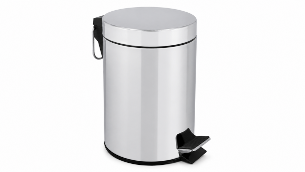 Кошче за баня с педал 5L хром