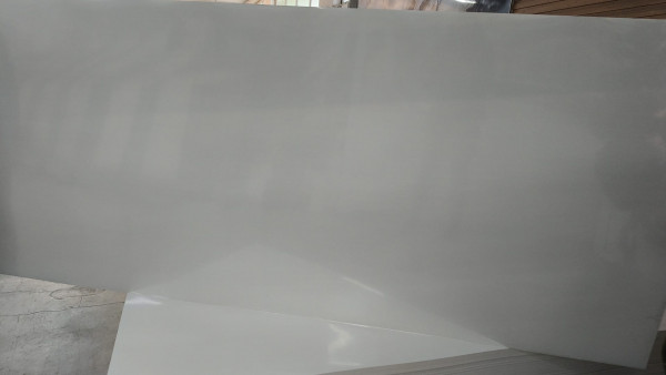 PVC стенен панел INTER 11 – бял гланц, едноцветен 122×280 см