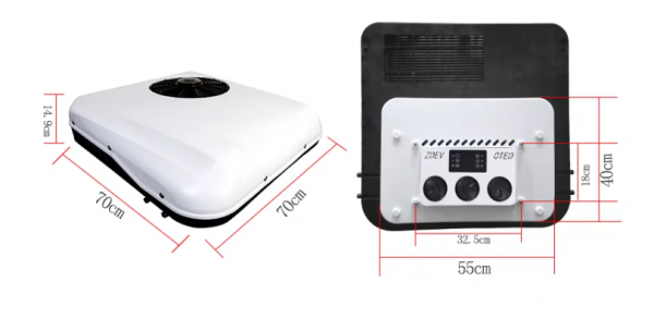 Таванен климатик 12V за комфорт в бус, кемпер и каравана