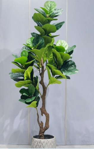 Изкуствено декоративно дърво „Фидъл Лийф“ – 180 см