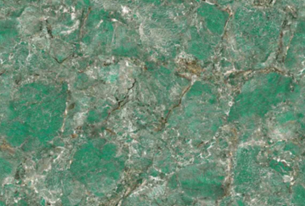 PVC панел INTER 28 – Мат Зелен Мрамор | 1220×2600×3 мм